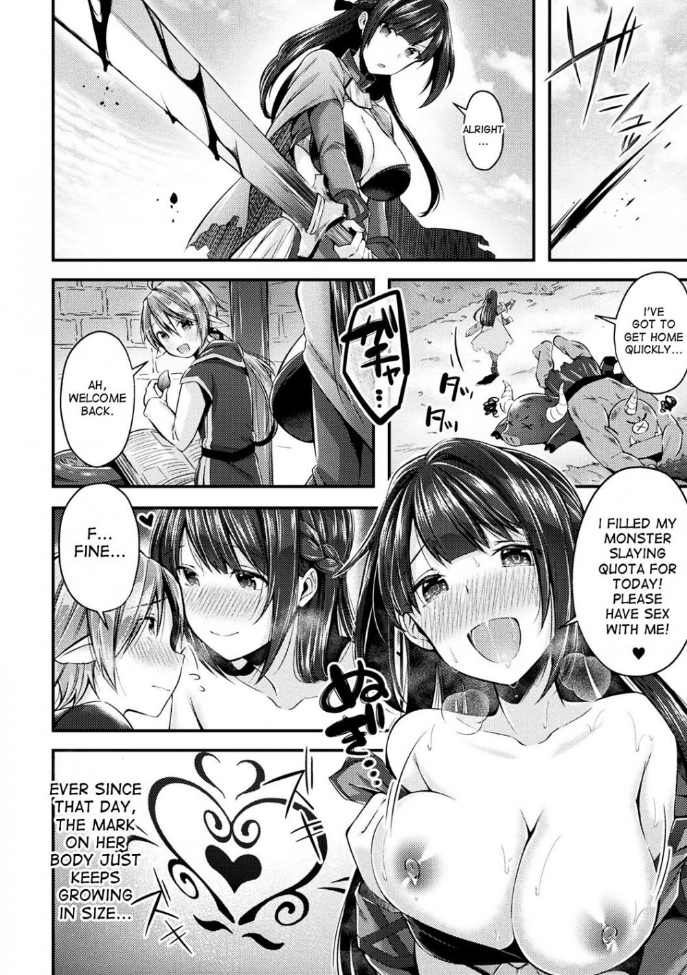 Hentai Manga Comic-A Tale of the Swordswoman's Sexual Depravity-Read-16